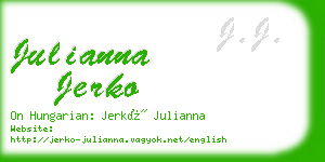 julianna jerko business card